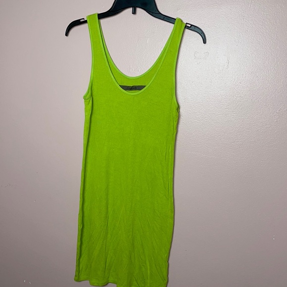 Enza Costa Rib Silk Mini Tank Dress - Picture 2 of 6